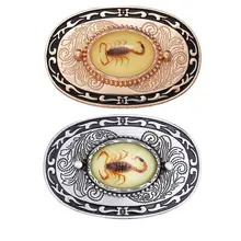 

Men's Vintage Oval Turquoise Stone Belt Buckle Classic Luminous Buckle
