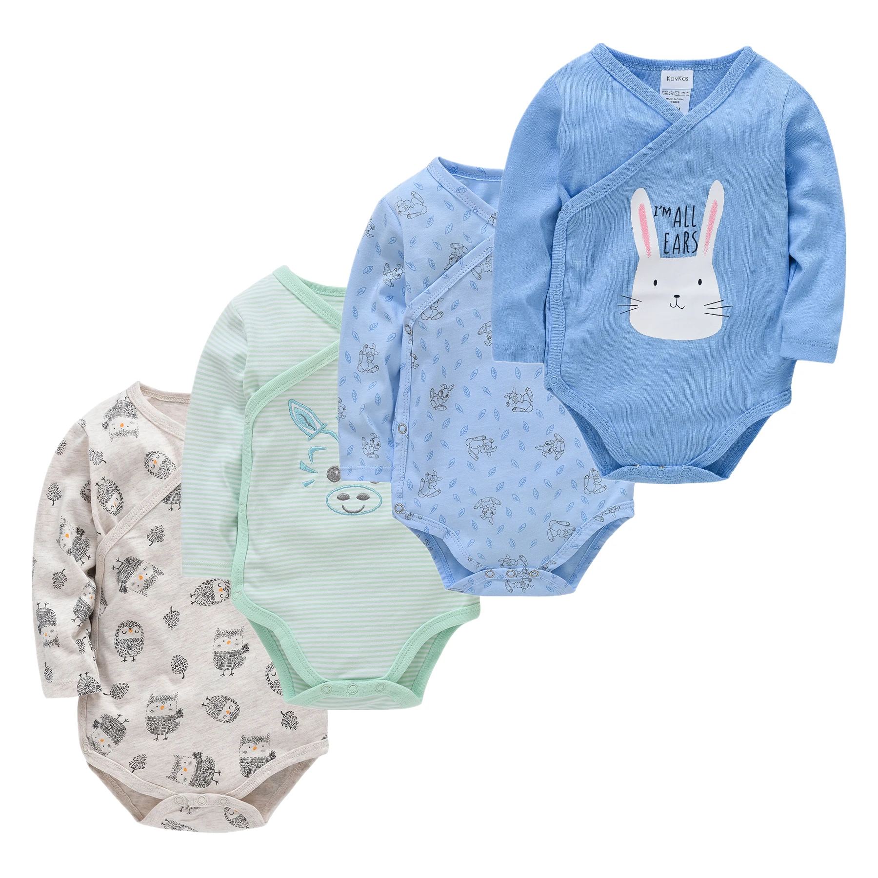 Pijamas De Bebe Cotton 0-12M Baby Sleepwear Kids Boy Girls Pajamas Warm Boys Girls Children Clothes Roupas Bebe Fille 2 3 4PCS