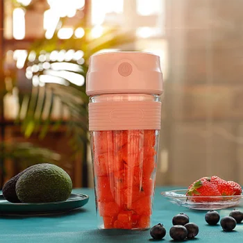 

300ml Electric Fruit Juicer Handheld Vegetable Smoothie Maker Blender Stirring USB Rechargeable Portable Simple Juicer Cup
