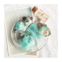 Sell 200g High Quality Gemston Spiritual Raw Caribbean Calcite Rough Stone For Christmas Decorations 1