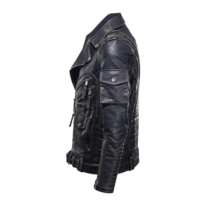 mens pu leather jacket04