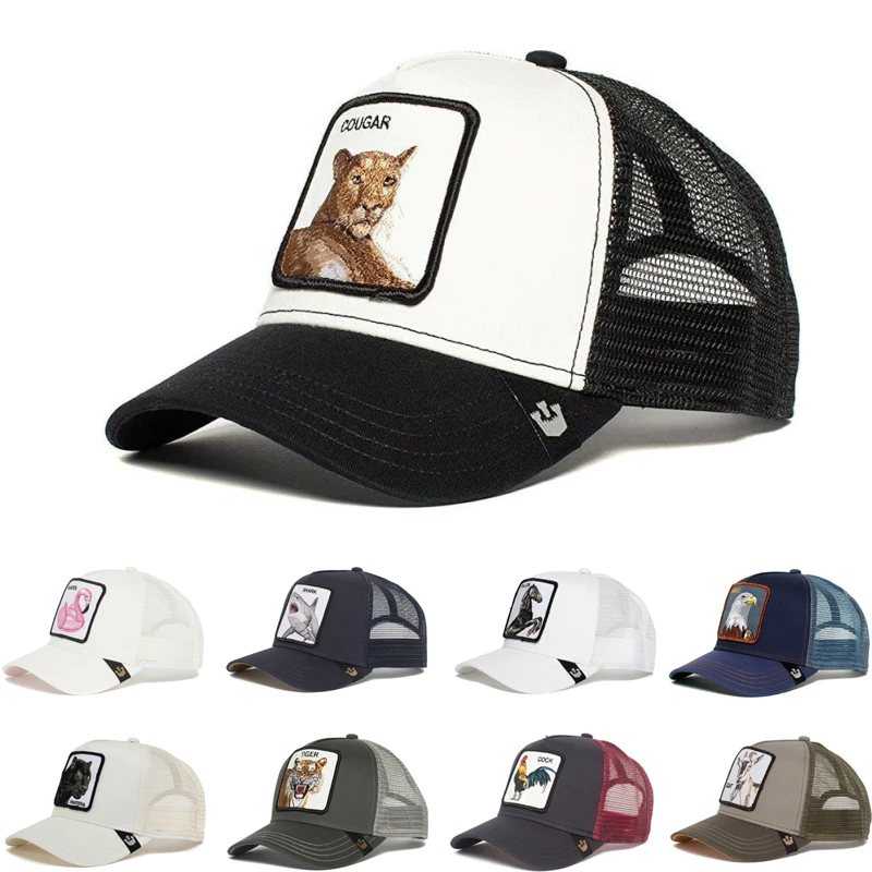 Высокое качество модные животных пума аниме Snapback хлопчатобумажные кепки с
