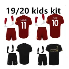 19 20 Детская Футбольная Футболка M. SALAH FIRMINO MANE VIRGIL HENDERSON ROBERTSON MILNER KEITA/Детский комплект Футбольная Футболка