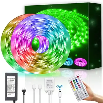 

LED Strip Light Flexible Portable 5050 RGB Lighting Ribbon TV Desktop Screen Backlight Tape Strings with Remote Control Decor