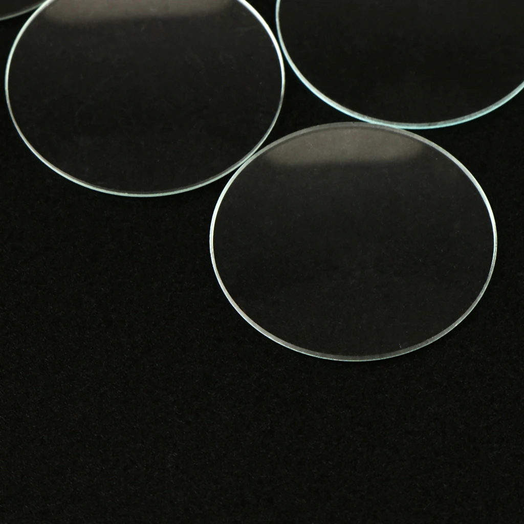 10pcs Double DOMED Mineral Watch Crystal 24mm/25mm/26mm/27mm Diameter Lens