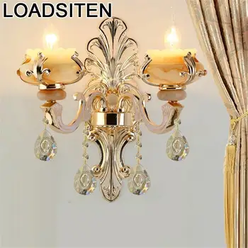 

Maison Deco Mural Lampen Modern Lamp Applique Murale Aplique Luz Luminaire Crystal Lampara De Pared Interior Wall Bedroom Light