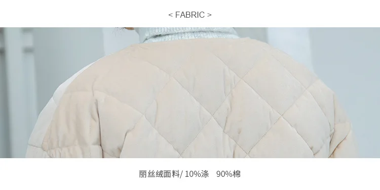 [Seckilling 156 юаней скидка не изменяется] Золотой бархатный короткий пуховик женская пуховая хлопковая куртка 3006