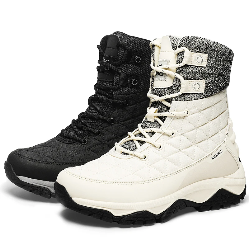 

2019 new winter men outdoor sport shoes anti slip sport shoes men cotton lining hiking shoes for men warm trekking shoes women 6