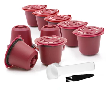 

6pcs/pack For Nespresso Refillable Capsule Coffee Capsule Filter Pod For Nespresso Coffee Pods Machine Over 200 Times