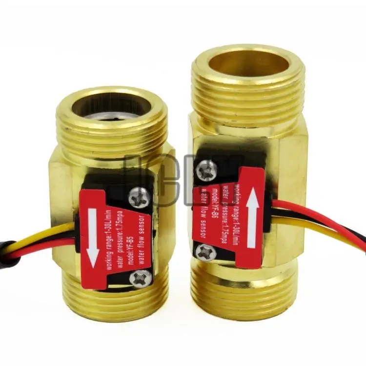 

Water Flow sensor Hall Sensor Switch Flow Meter brass water meter Industrial turbine flowmeter DN20