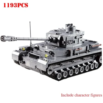 

1193PCS Building Blocks Toy Large Panze Tank Blocks Figures Military Army Warld War Bricks Compatible City Weapon Bricks Toy
