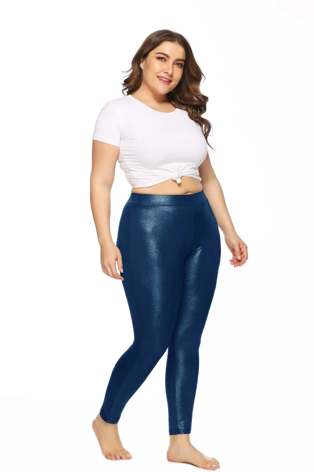 XL-5XL размера плюс, женские штаны для йоги с высокой талией, леггинсы для фитнеса, пуш-ап, сексуальные черные, синие колготки, одежда для бега, спортзала, спортивная одежда