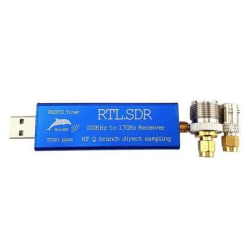

HFES Rtl2832U+R820T2 0.1Mhz-1.7Ghz Tcxo Adsb Uhf Vhf Hf Fm Rtl.Sdr Usb Tuner Receiver