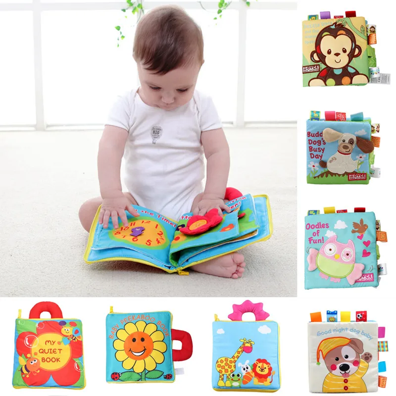 Soft Cloth Books for Baby Girls Boys Children Welcome Little One Kids