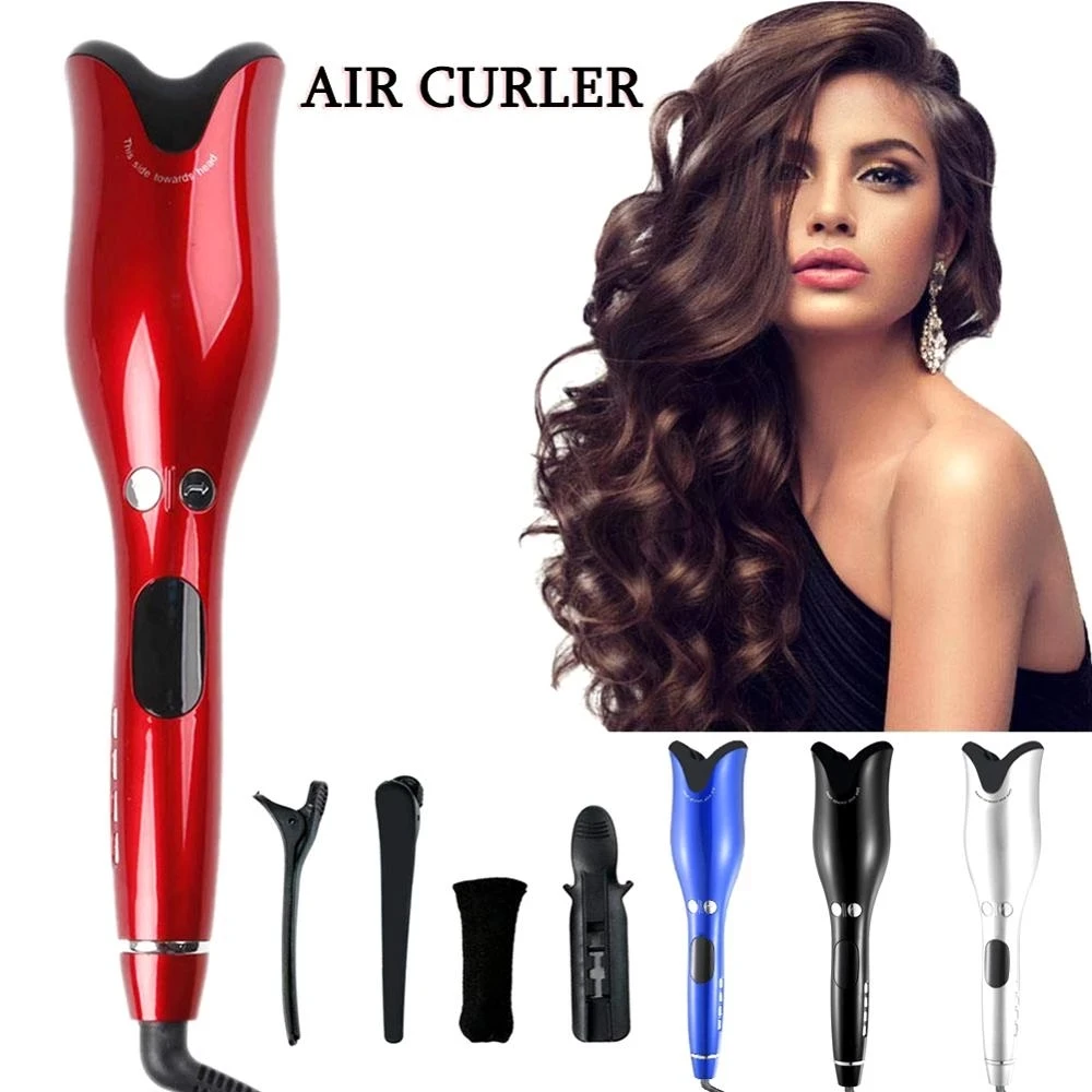 Automatic Hair Curler Auto Ceramic Curling Iron Rotating Curling Wand Hair Waver Crimper Styling Tools Large Hair Corrugation