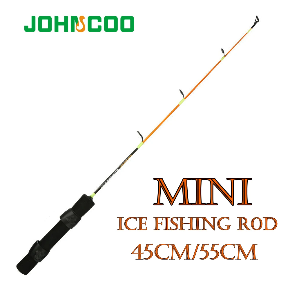 Carbon Fiber Ice Fishing Rod Portable Winter Fishing Rod Spinning Casting Pole 