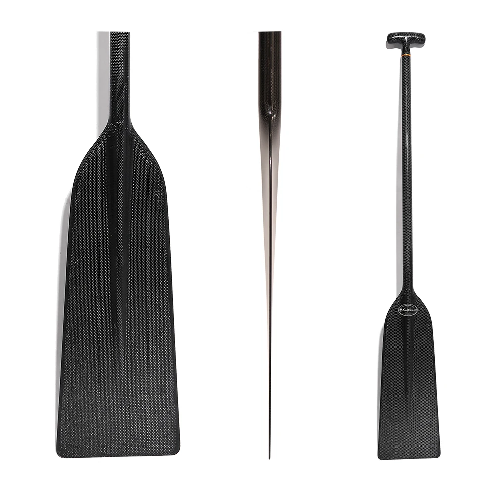 

Full carbon adjustable IDBF approved big dihedral blade dragon boat paddle with paddle bag