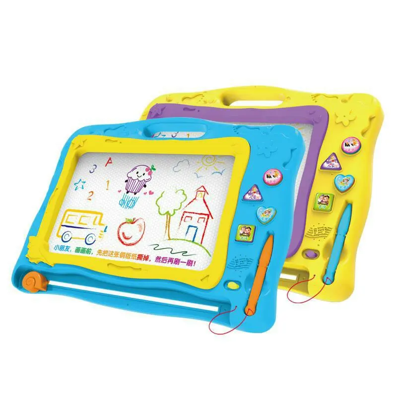 

Magnetic Drawing Board Smart Music Poetry CHILDREN'S Song Magnetic Drawing Board Children Early Education Toy