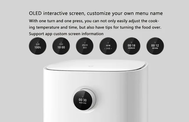 Freidora Eléctrica Xiaomi Mi Smart Air Fryer MAF02 3,5 Litros 110V