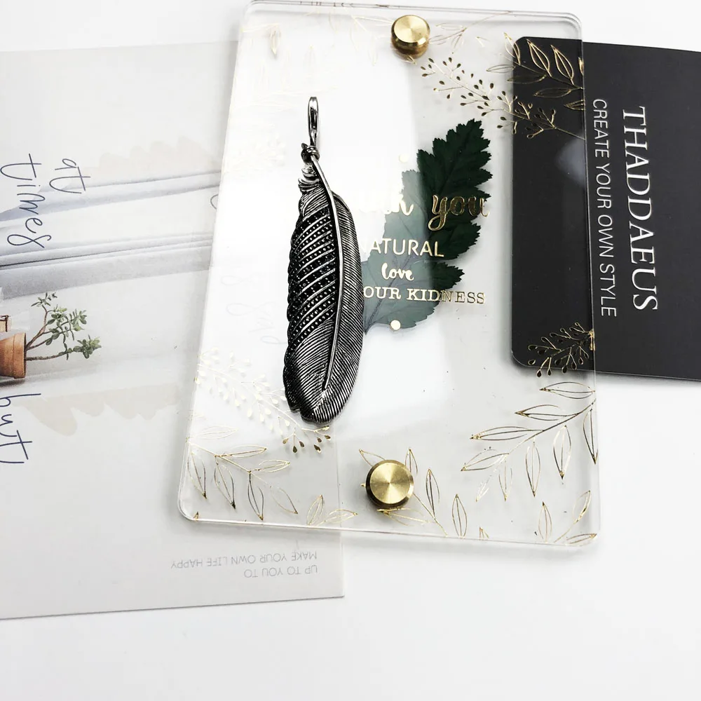 Кулоны Филигранное перо 2019 новые модные ювелирные изделия Европейская бижутерия