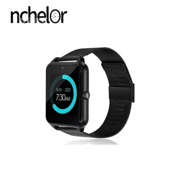 

The New Z60 Bluetooth Smart Watch Supports SIM TF Card Men And Women Sports Bracelet Stainless Steel Wristband (for IOS Android)