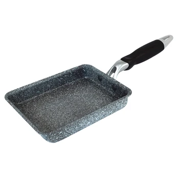 

Non Stick Japanese Style Rolled Eggs Omelette Small Frying Pan Kitchen Breakfast Tamagoyaki Home Cooking Tool Maifanite Stone