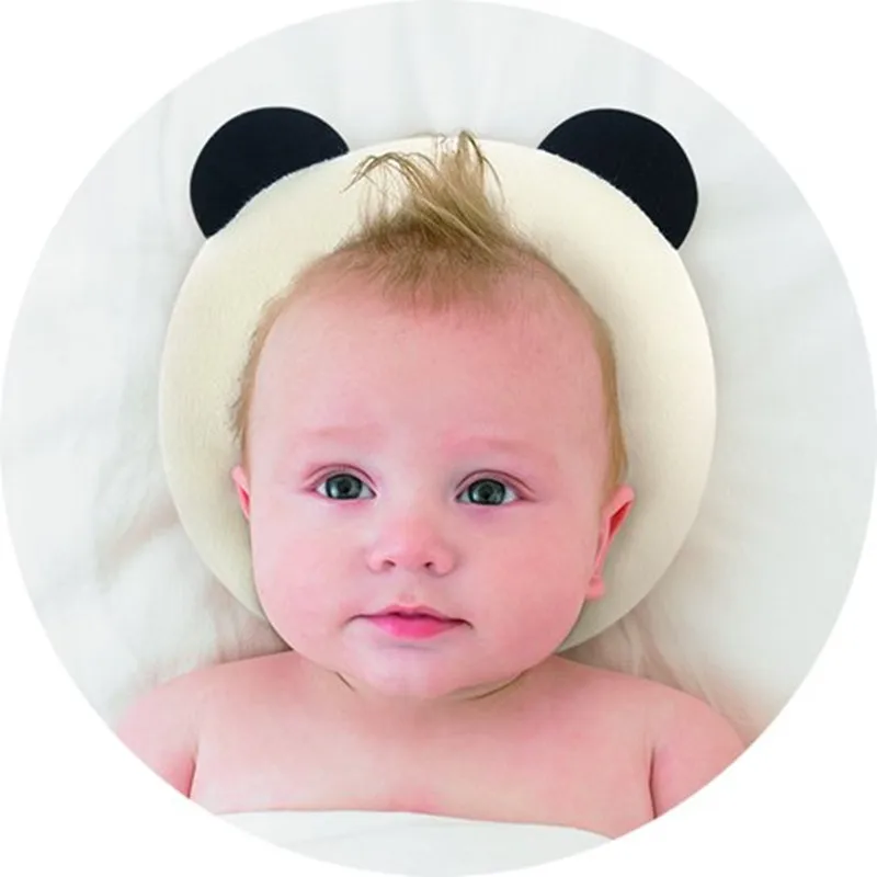Удобная мягкая подушка для младенца, подушка для защиты головы сна для детского сна, безопасная ткань