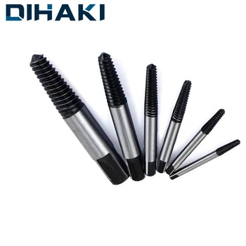

6pcs Stripped Screw Extractor Set Damaged Screw Extractor Kit and Broken Bolt Extractor and Screw Remover Set