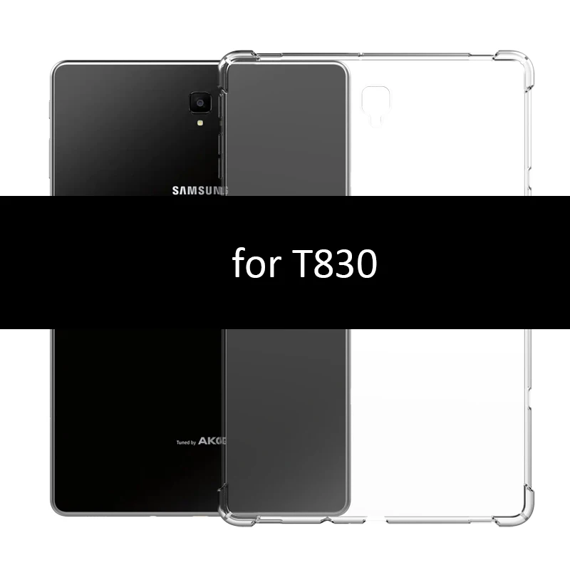 for T830 Силиконовый мягкий чехол для samsung Galaxy Tab, чехол GOLP прозрачный мягкий TPU чехол для samsung S4 S5E P200 T510 T720 T590 T830 - Цвет: for T830