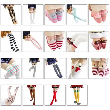 

Womens Winter Warm Coral Velvet Thigh High Stockings Over Knee Long Sleep