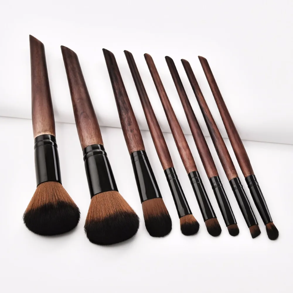 Popular Full Set Face Makeup Brushes With Bag Foundation Powder Brush Top Brushes For Face Eye Shadow Brush Cosmetic Tools