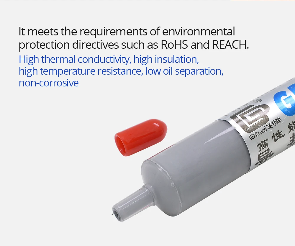 7 г GD900 Термопаста для процессоров термопаста штукатурка для радиатора Жидкий металл водяное охлаждение кулер