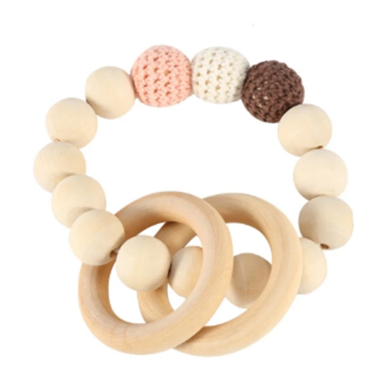 1 шт. деревянная игрушка прорезыватель для зубов|baby teether|natural wood teethersteething toys |