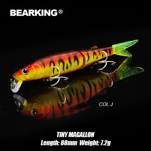 BEARKING 113 мм 16 г, 113 мм 13,7 г, 88 мм 7,2 г новые рыболовные приманки magallon family minnow crank горячая модель приманки - Цвет: Magallon-Tiny-J