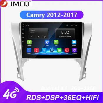 

JMCQ Android Car Stereo Car Multimedia player Android Auto for Toyota Camry 2012-2017 GPS navigation 4G net WIFI subwoofer