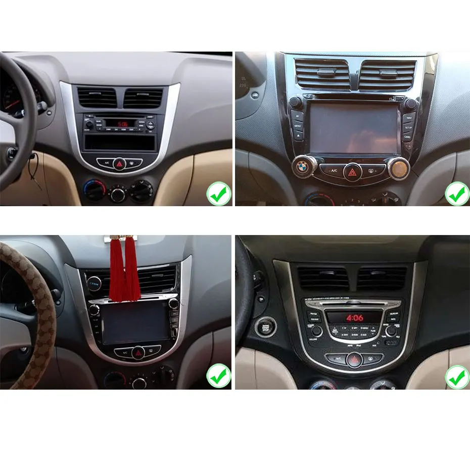 4G+ 64G 8 CORE 2 Din Android 9,0 автомобильный dvd мультимедийный плеер gps для hyundai Solaris Verna Accent 2010- автомобильный Радио obd2 dvr wifi