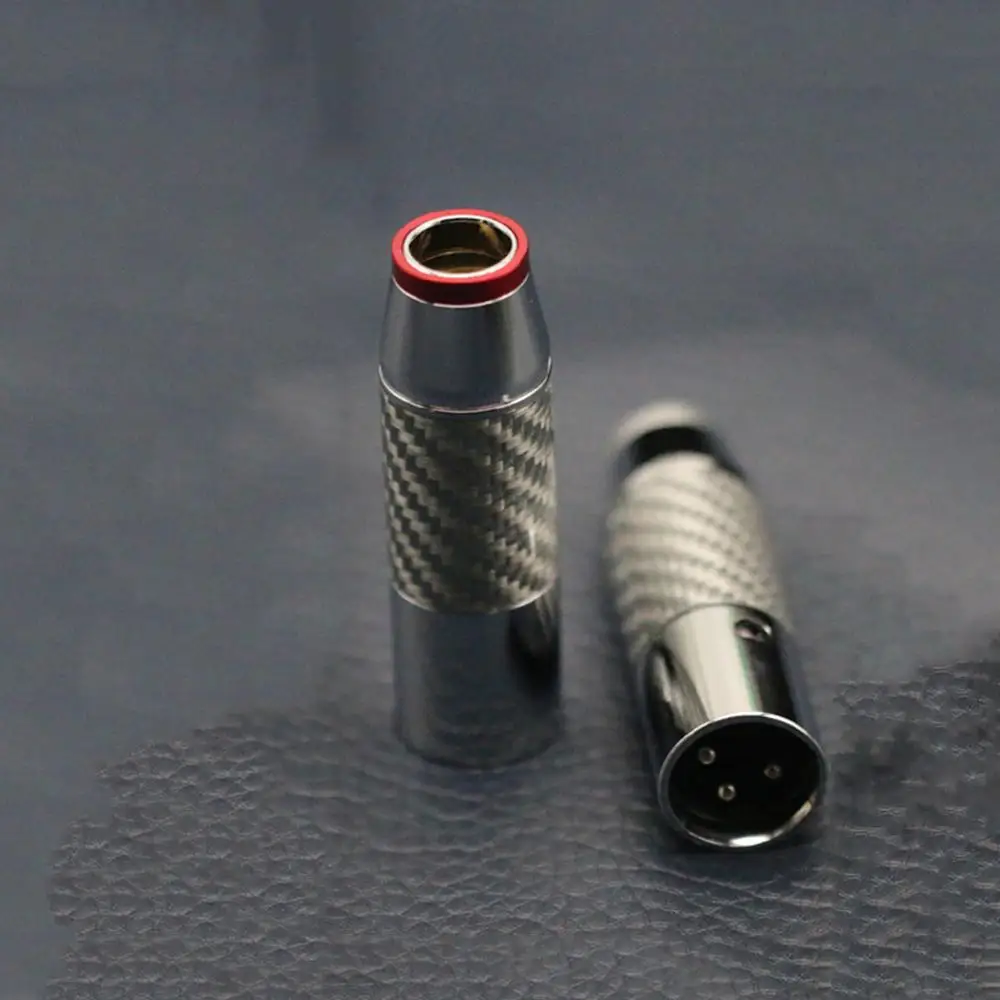 Fm изображение Hi End 3 контактный разъем из углеродного волокна XLR микрофон HiFi аудио
