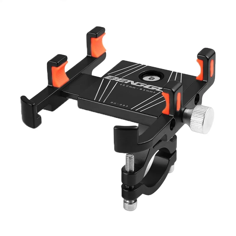  Mobile Handy Aluminium Legierung Fahrrad Telefon Halter Universal Rack Anti-slip Bike Lenker Clip S