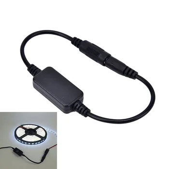 

ZLinKJ Top LED strip controller touch switches dimmer for led dimmable 1 keys dimmer 12v For LED Strip5050/ 3528/ 2835/ Control