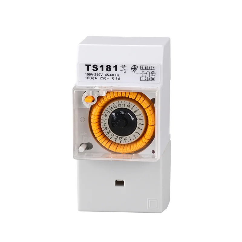 

Mechanical Timer Timing Power Supply Controller Programmable Pointer TS-181 Day Cycle Timer