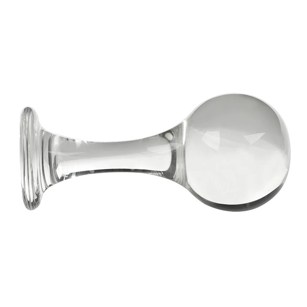 Plug anale in vetro per massaggio prostatico ed erotismo_voghion.com