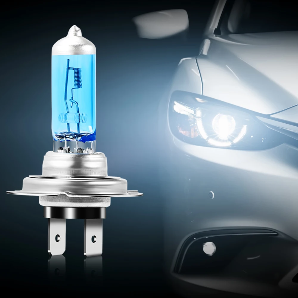 1x H7 Halogen Headlight Car Headlights Lamp Bulbs For Volkswagen Vw