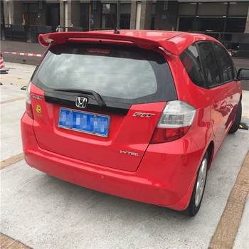 

For Honda Fit 2008 - 2013 Rear Wing ABS Material Rear Wing Primer Color Rear Spoiler Honda Flying Wing