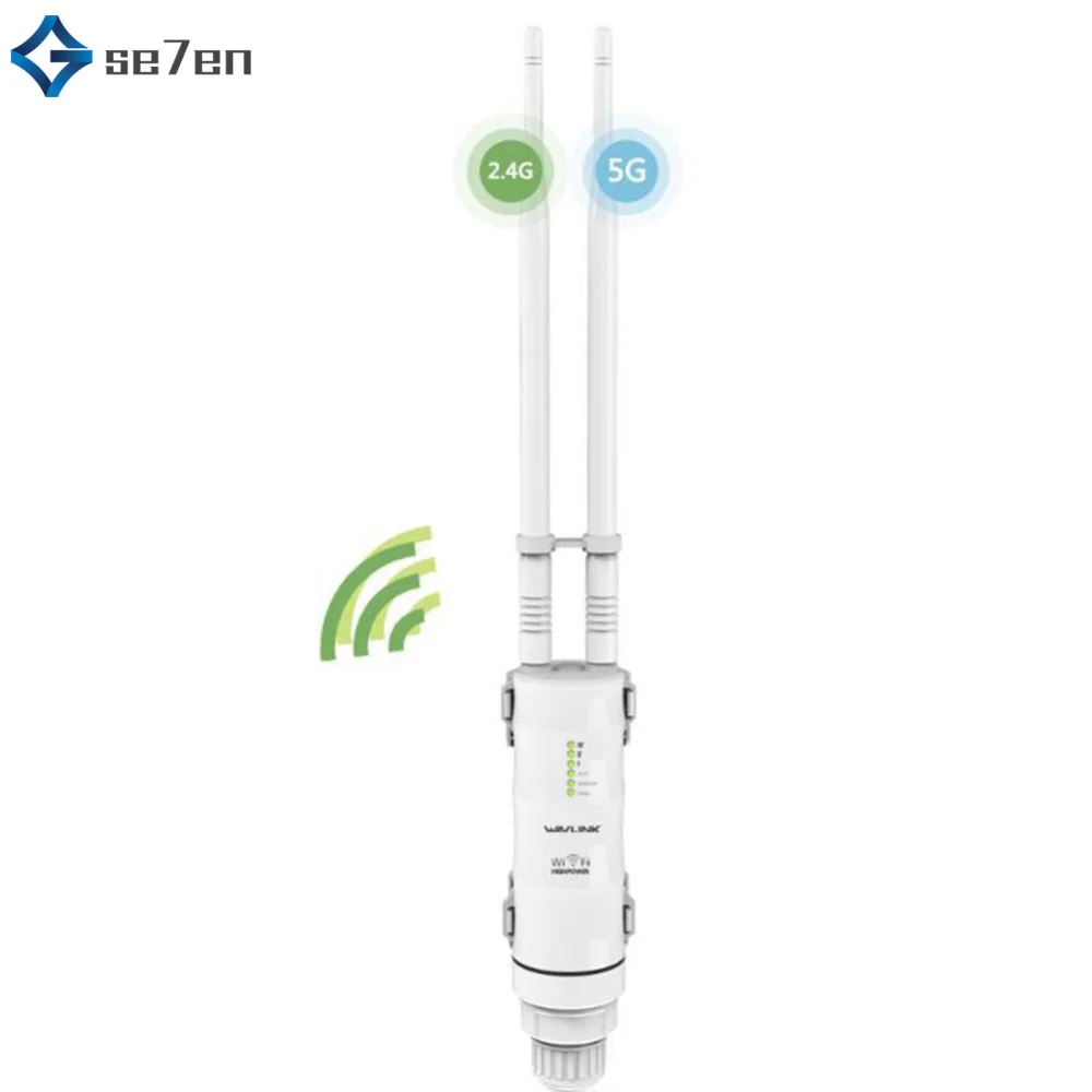 

AC600 High Power Outdoor WIFI Router/Access Point/CPE/WISP Wireless wifi Repeater Dual Dand 2.4/5Ghz 12dBi Antenna