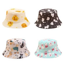 Мужская и женская панама, Панама, летняя кепка, с мультяшным принтом, желтая шляпа Bob, шляпа в стиле хип-хоп, Рыбацкая шляпа