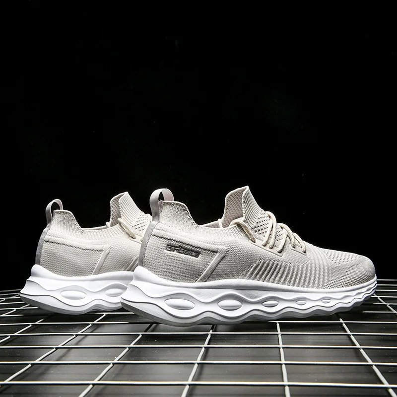 

2019 Spring New Style MEN'S Casual Shoes Men Fly Woven Ultra-Light Athletic Shoes Male STUDENT'S Trendy Shoes Running Shoe Whole