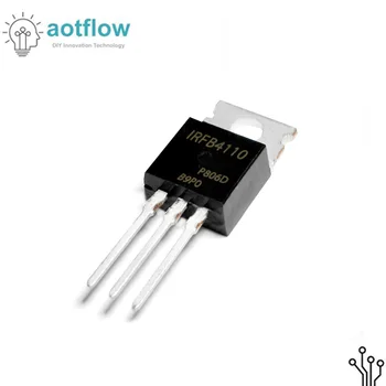 

10PCS IRFB4110PBF TO220 IRFB4110 B4110 TO-220 new MOS FET transistor Electronics Tools DIY aotflow