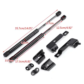 

2X Front Engine Cover Bonnet Hood Shock Lift Struts Bar Support Arm Gas Hydraulic For Nissan Frontier Navara D40 2004-2018