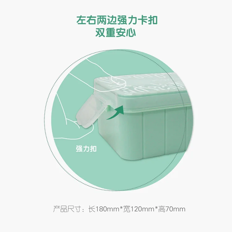 Ланч-бокс посуда школьный пищевой контейнер для микроволновой печи Bento Sushi box герметичный детский фруктовый Снэк портативный контейнер