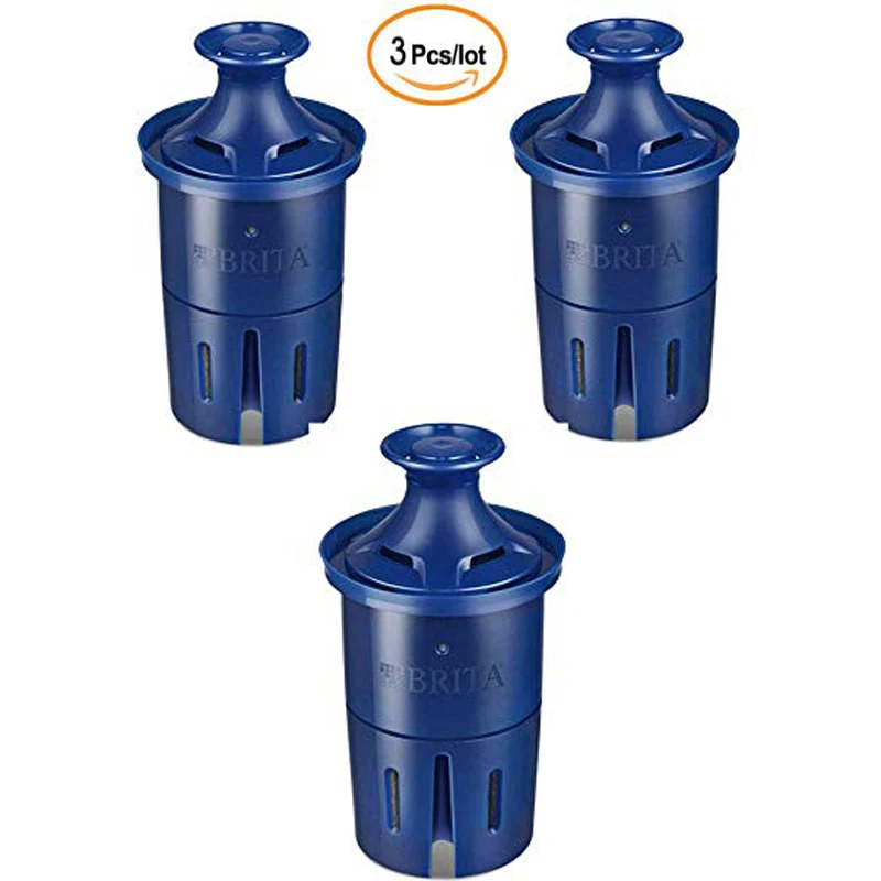 Brita Longlast Water Filter Replacement Filter for Pitcher and Dispensers, Reduces Lead,BPA Free 3 Count